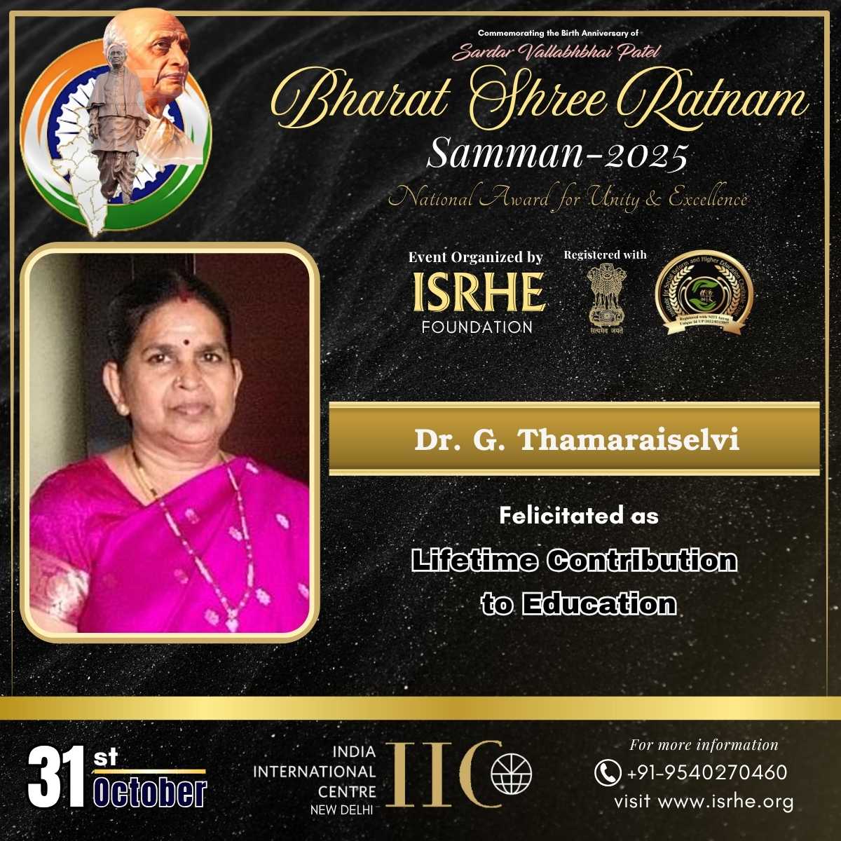 Dr. G. THAMARAISELVI